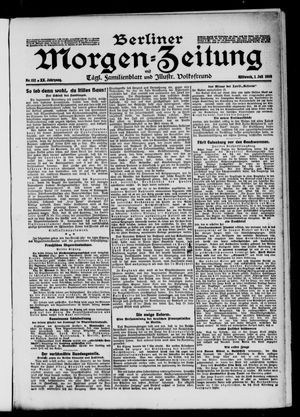Berliner Morgen-Zeitung vom 01.07.1908