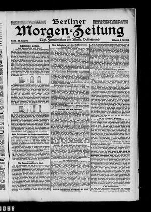 Berliner Morgen-Zeitung vom 08.07.1908