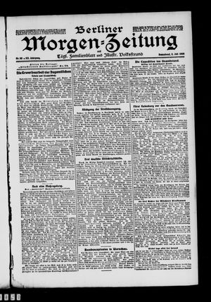 Berliner Morgen-Zeitung vom 11.07.1908