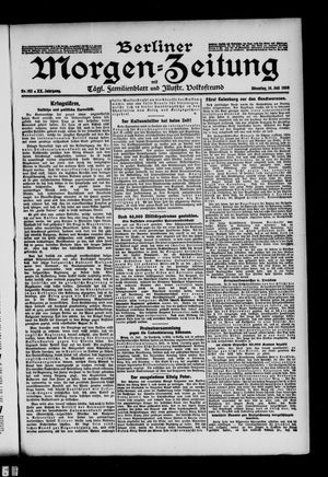 Berliner Morgen-Zeitung vom 14.07.1908
