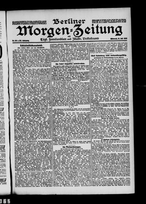 Berliner Morgen-Zeitung vom 15.07.1908