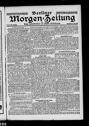 Berliner Morgen-Zeitung vom 18.07.1908