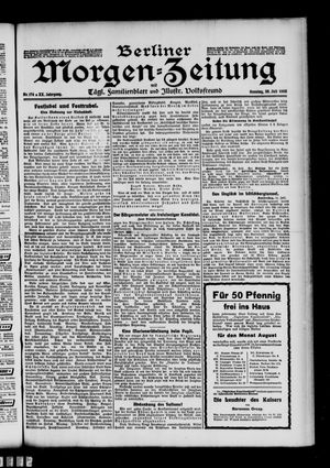 Berliner Morgen-Zeitung vom 26.07.1908