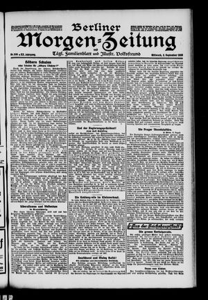 Berliner Morgen-Zeitung vom 02.09.1908