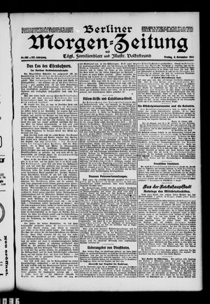 Berliner Morgen-Zeitung vom 06.11.1908