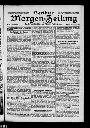 Berliner Morgen-Zeitung vom 18.11.1908