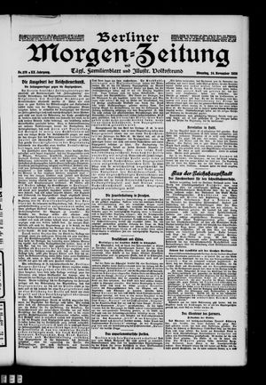 Berliner Morgen-Zeitung vom 24.11.1908