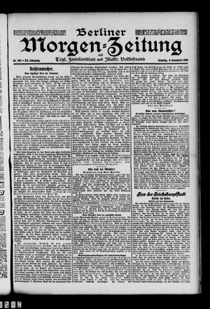 Berliner Morgen-Zeitung vom 06.12.1908