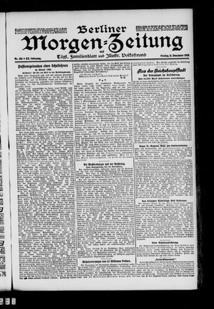 Berliner Morgen-Zeitung vom 11.12.1908