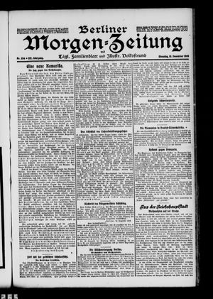 Berliner Morgen-Zeitung vom 15.12.1908