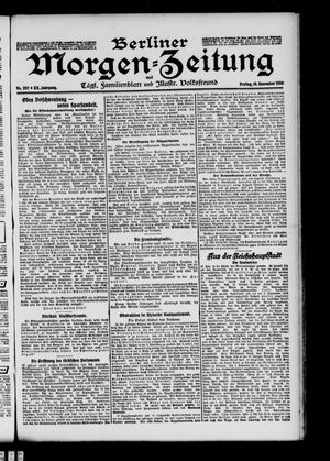 Berliner Morgen-Zeitung vom 18.12.1908