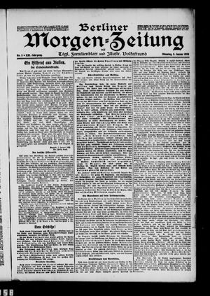 Berliner Morgenzeitung vom 05.01.1909