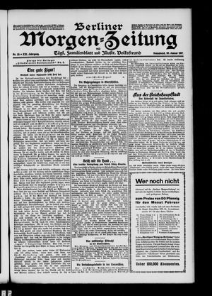 Berliner Morgenzeitung on Jan 30, 1909