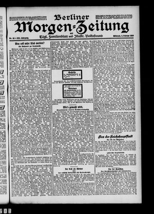 Berliner Morgenzeitung vom 03.02.1909