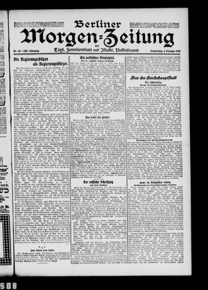 Berliner Morgen-Zeitung vom 04.02.1909