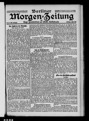 Berliner Morgenzeitung vom 02.03.1909
