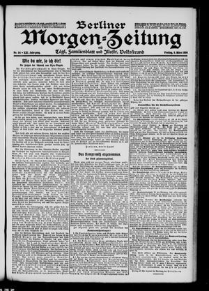 Berliner Morgenzeitung vom 05.03.1909