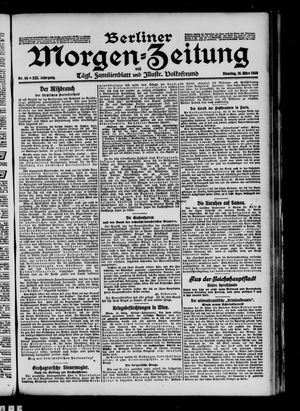 Berliner Morgen-Zeitung vom 16.03.1909