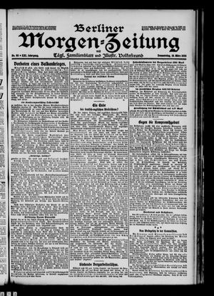 Berliner Morgen-Zeitung vom 18.03.1909