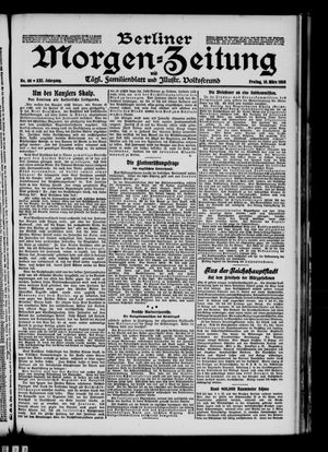 Berliner Morgenzeitung vom 19.03.1909