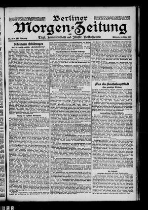 Berliner Morgenzeitung vom 24.03.1909