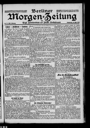 Berliner Morgenzeitung vom 25.03.1909