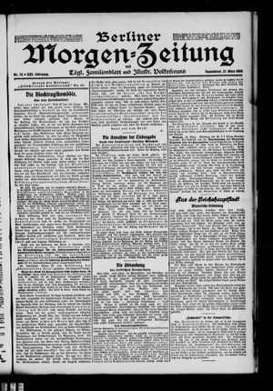 Berliner Morgenzeitung vom 27.03.1909