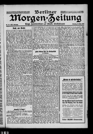 Berliner Morgen-Zeitung vom 30.03.1909