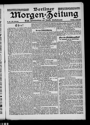 Berliner Morgenzeitung vom 04.04.1909