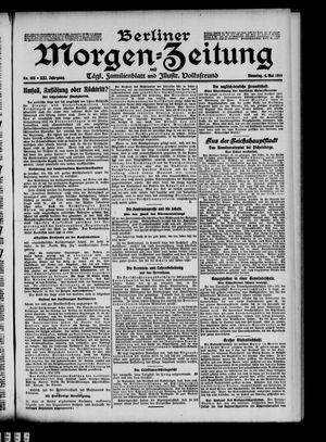 Berliner Morgen-Zeitung vom 04.05.1909