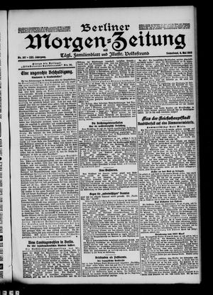 Berliner Morgen-Zeitung vom 08.05.1909