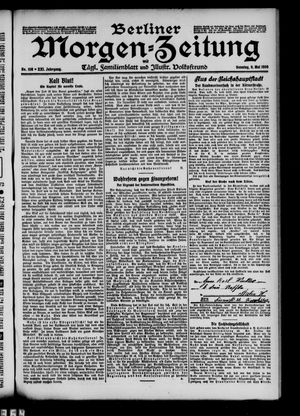 Berliner Morgen-Zeitung vom 09.05.1909