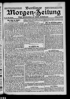 Berliner Morgen-Zeitung vom 16.05.1909