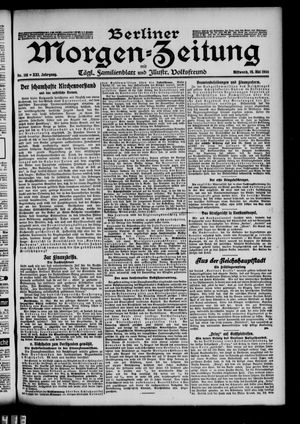 Berliner Morgen-Zeitung vom 19.05.1909