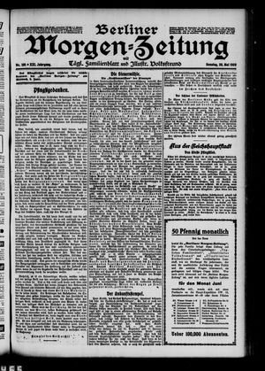Berliner Morgen-Zeitung vom 30.05.1909