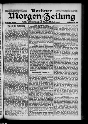 Berliner Morgen-Zeitung vom 02.06.1909