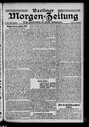 Berliner Morgen-Zeitung vom 04.06.1909