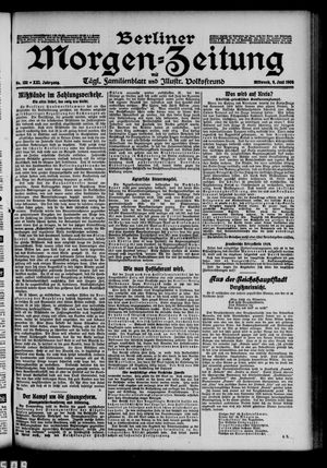 Berliner Morgen-Zeitung vom 09.06.1909