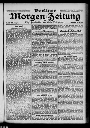 Berliner Morgen-Zeitung vom 10.06.1909