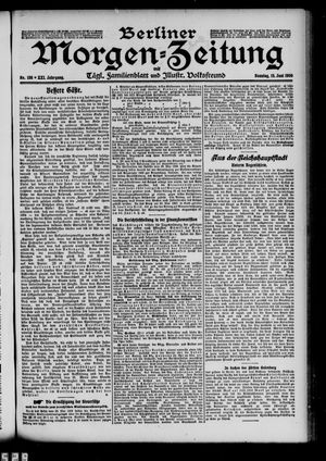 Berliner Morgen-Zeitung vom 13.06.1909