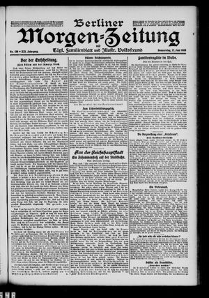 Berliner Morgen-Zeitung vom 17.06.1909