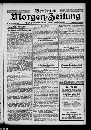 Berliner Morgen-Zeitung vom 19.06.1909