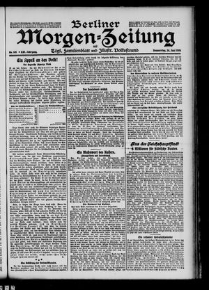 Berliner Morgen-Zeitung vom 24.06.1909