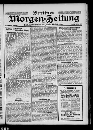 Berliner Morgen-Zeitung vom 25.06.1909