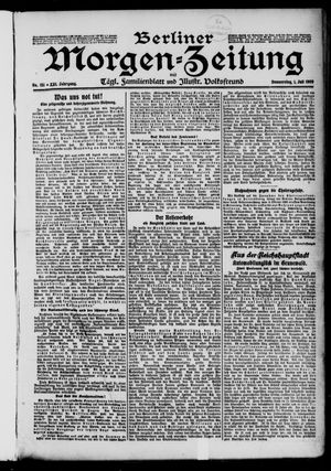 Berliner Morgen-Zeitung vom 01.07.1909