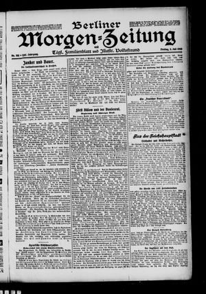 Berliner Morgen-Zeitung vom 02.07.1909