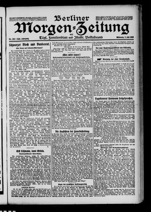 Berliner Morgen-Zeitung vom 07.07.1909