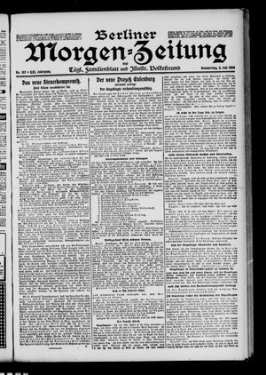 Berliner Morgen-Zeitung vom 08.07.1909