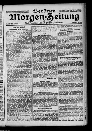 Berliner Morgen-Zeitung vom 11.07.1909
