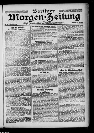 Berliner Morgen-Zeitung vom 13.07.1909